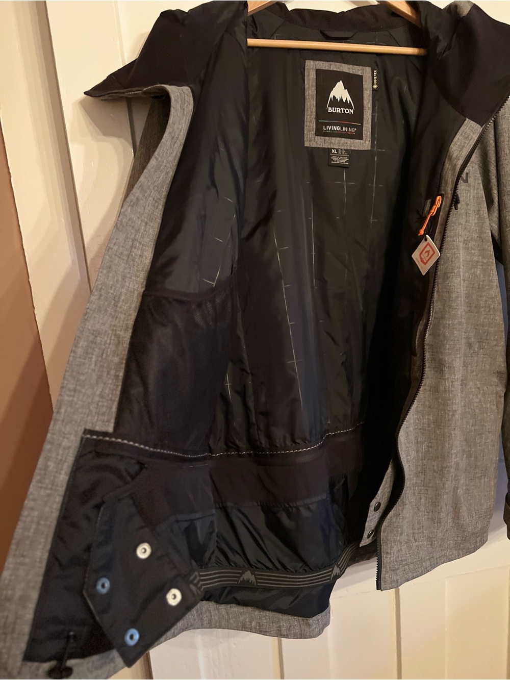 Burton Men's Gore-Tex Radial Jacket -Bog Heather XL - Picture 8 of 10